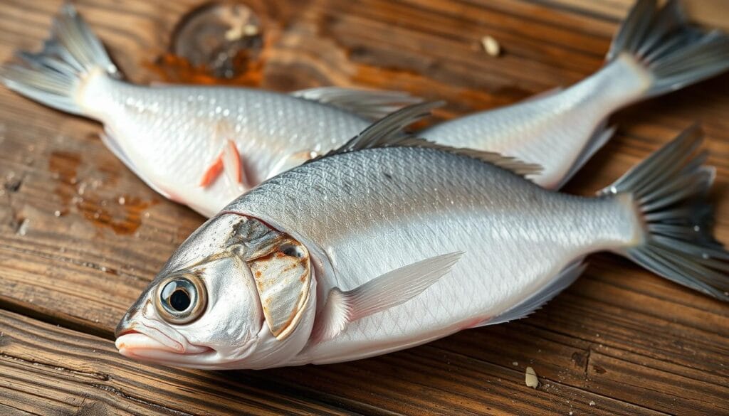 Fresh whiting fish with nutritional details