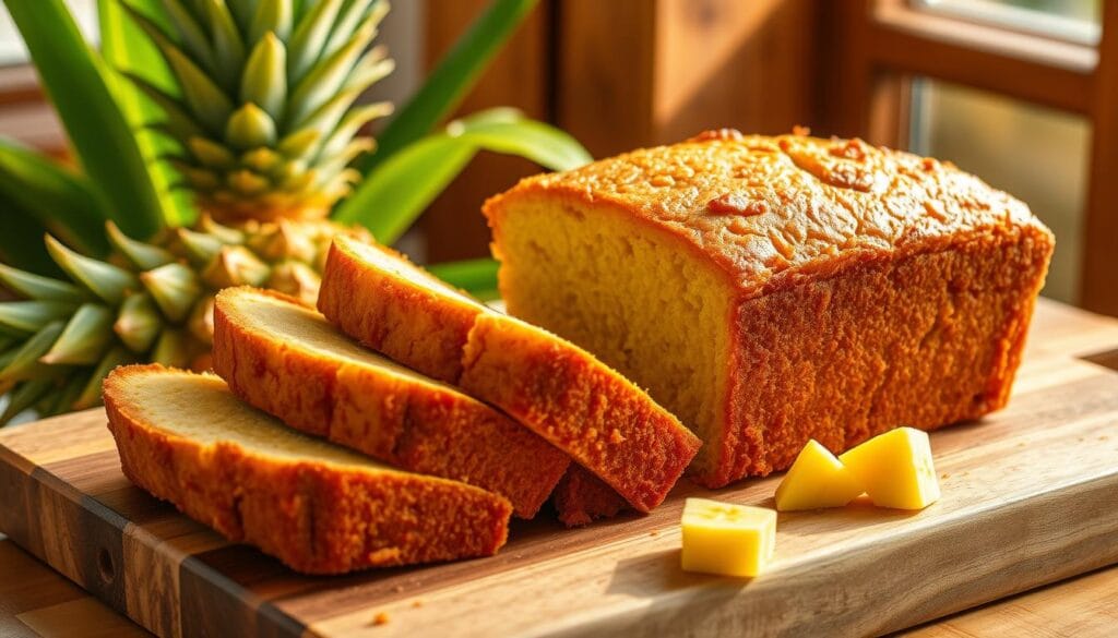 Tropical Pineapple Banana Bread