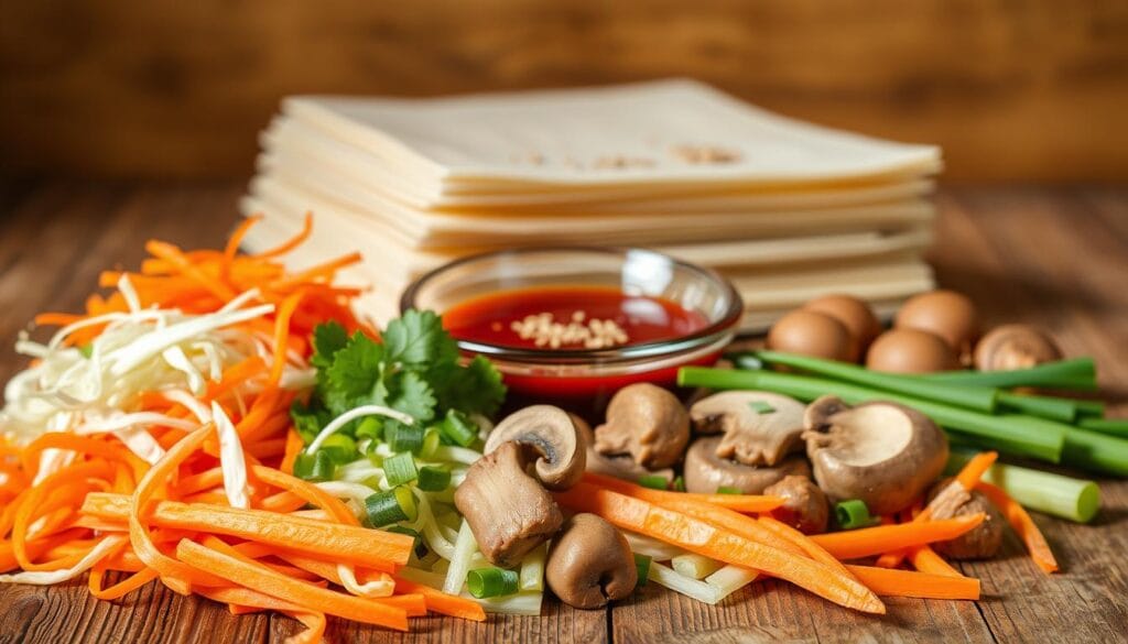 Vegetable Egg Roll Ingredients