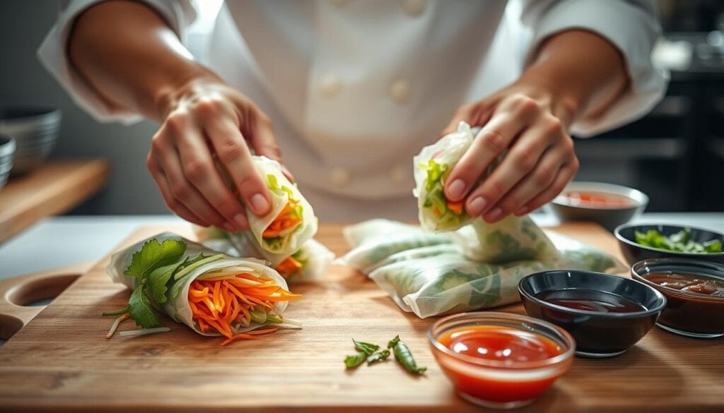 Veggie Egg Roll Preparation Techniques