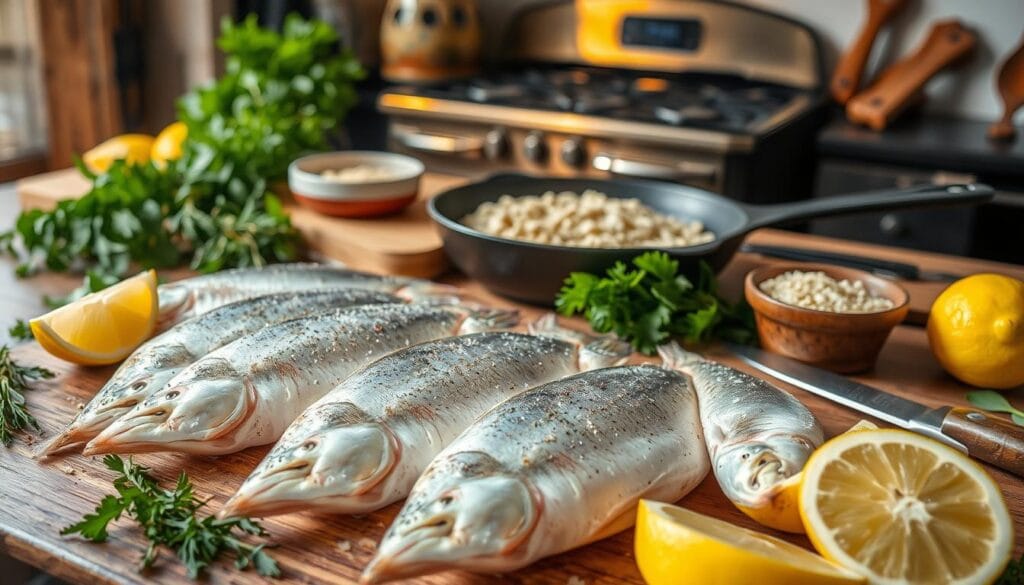 Whiting Fish Cooking Ingredients