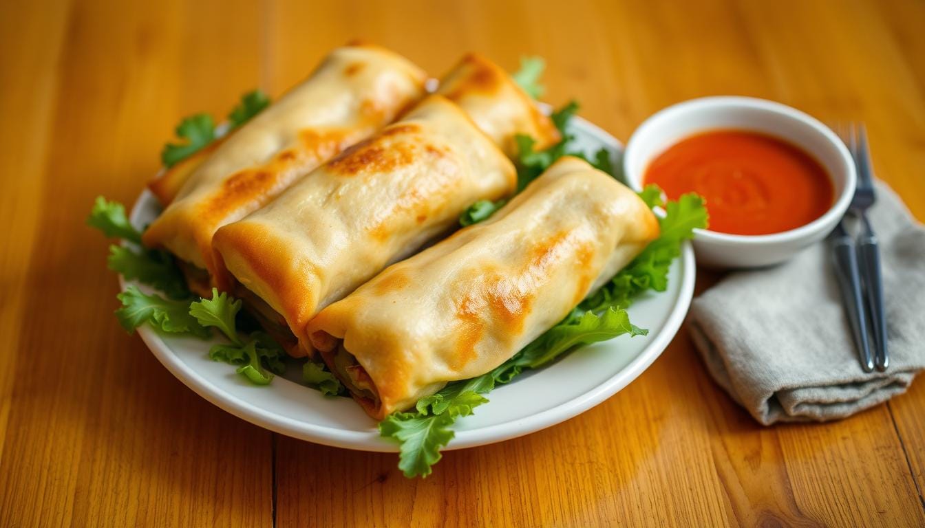 baked egg rolls