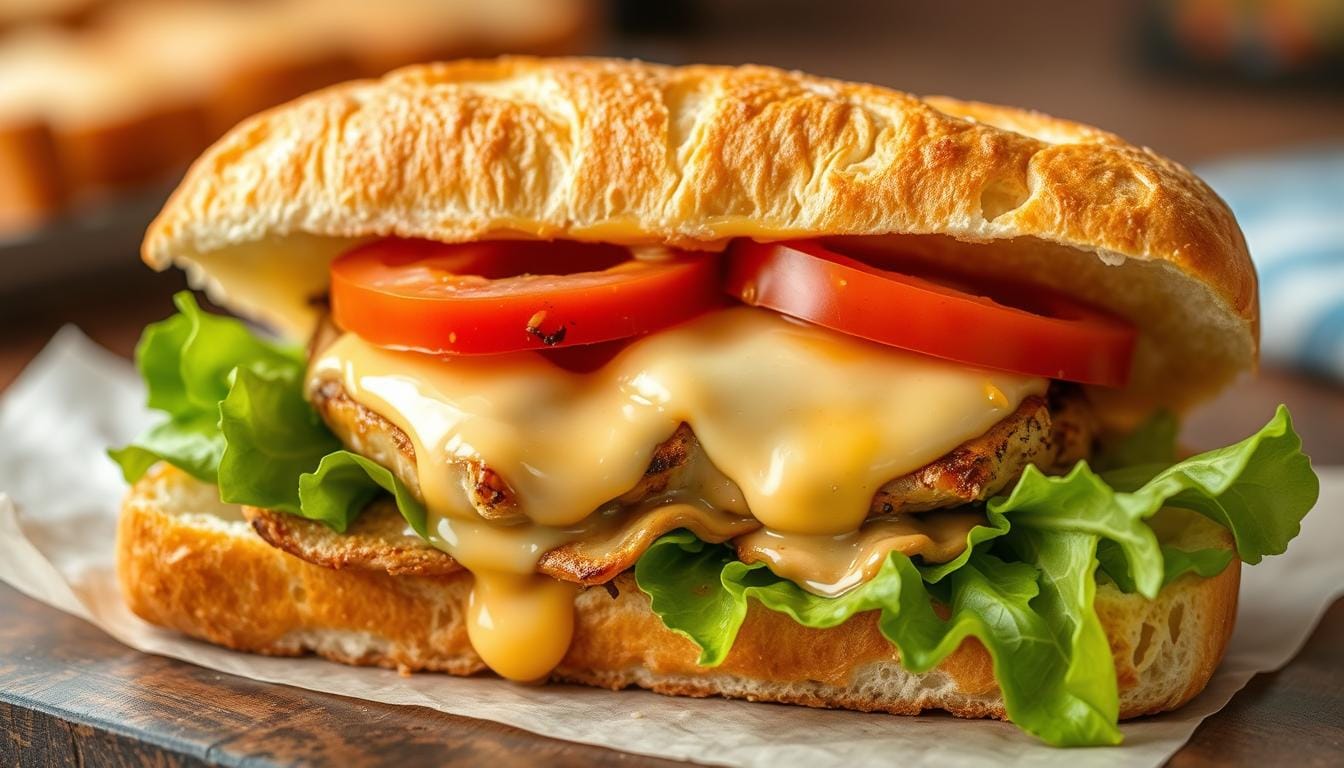 chicken steak and cheese