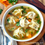Soup with Frozen Wontons