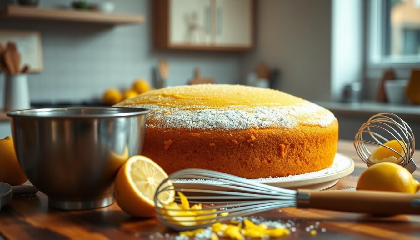 lemon velvet cake