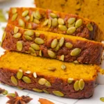 Delicious Starbucks Pumpkin Bread served with a warm beverage