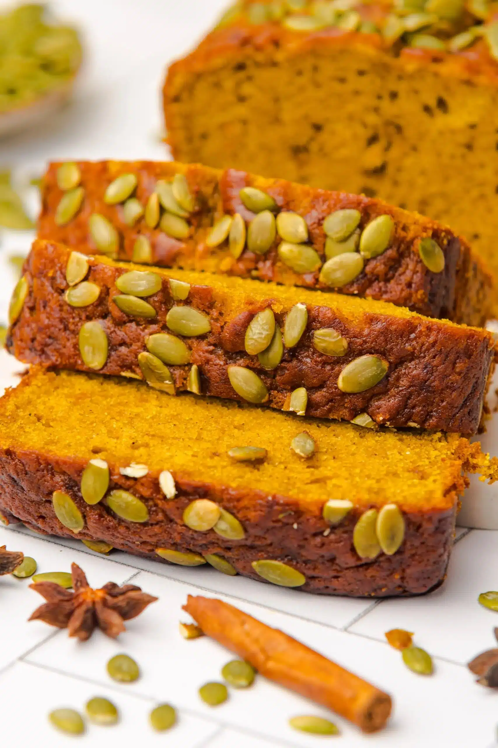 Delicious Starbucks Pumpkin Bread served with a warm beverage