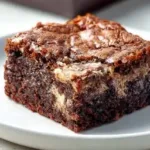 Delicious German Chocolate Dump Cake topped with coconut and pecan frosting