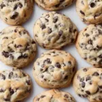 Giant chocolate chip cookies from Kroll's Cookies with melted chocolate chunks