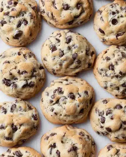 Giant chocolate chip cookies from Kroll's Cookies with melted chocolate chunks