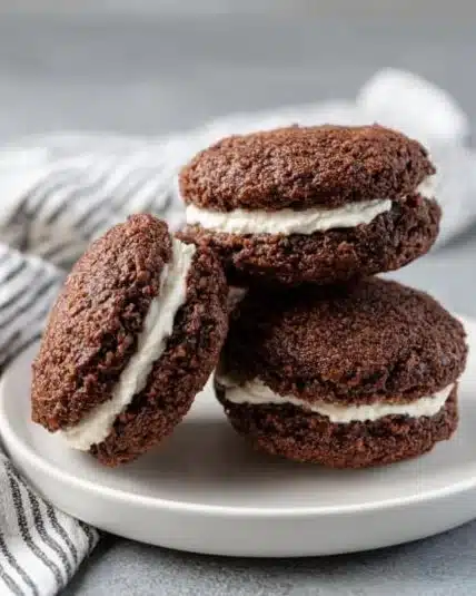 Delicious Keto Gingerbread Whoopie Pies perfect for holiday celebrations