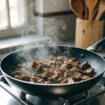Last-Minute Thin Sliced Beef Skillet Meals, quick and easy beef dinner